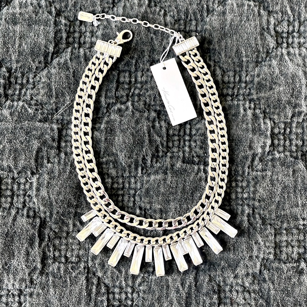 Kenneth Cole double strand choker necklace